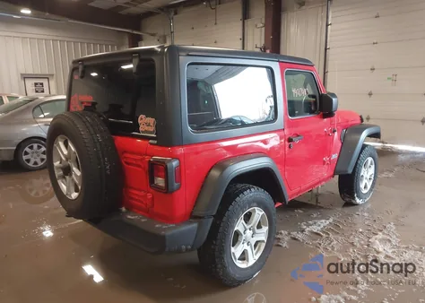 2020 Jeep Wrangler Sport S 4X4 из США, поврежденный, VIN 1C4GJXAN4LW204901